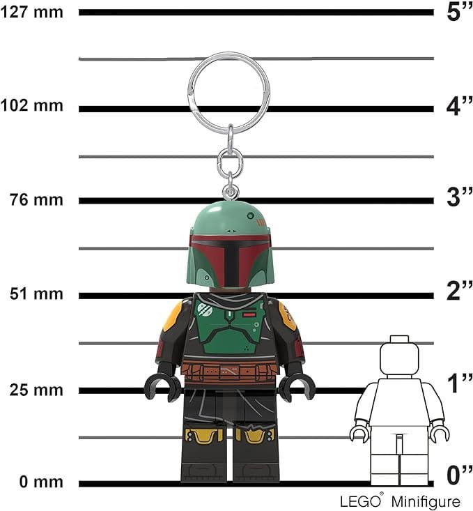 Lego breloczek z latarką LED Star Wars Boba Fett KE188