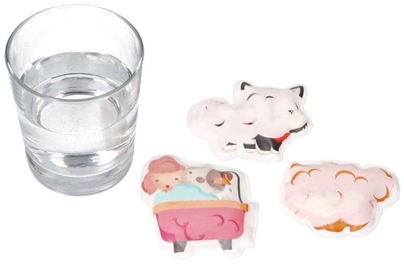 Naklejki do wanny zmieniające kolor zwierzaki Buddy & Barney