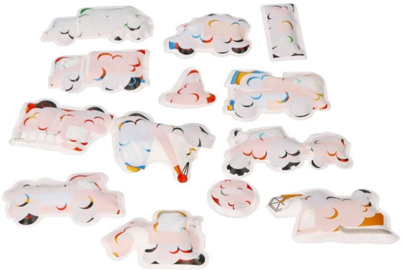 Naklejki do wanny zmieniające kolor pojazdy Buddy & Barney