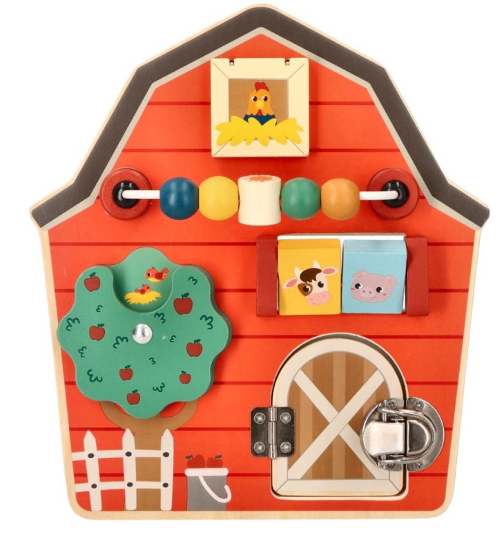Tablica manipulacyjna Czerwona Farma Adam Toys