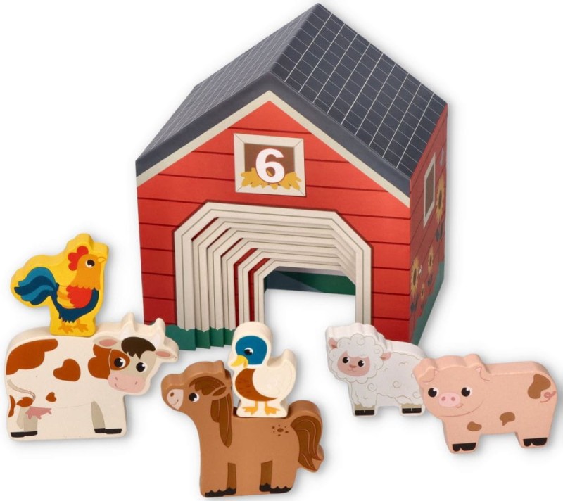 Domki zwierząt z figurkami Farma Adam Toys