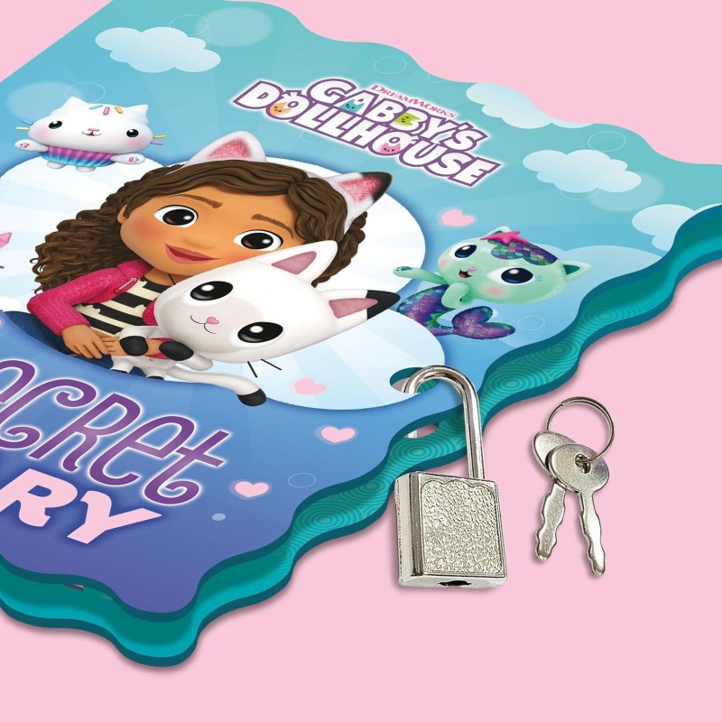 Pamiętnik Koci domek Gabi z magicznym pisakami i naklejkami