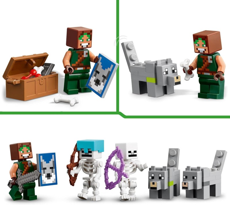 Wilcza twierdza Lego Minecraft 21261