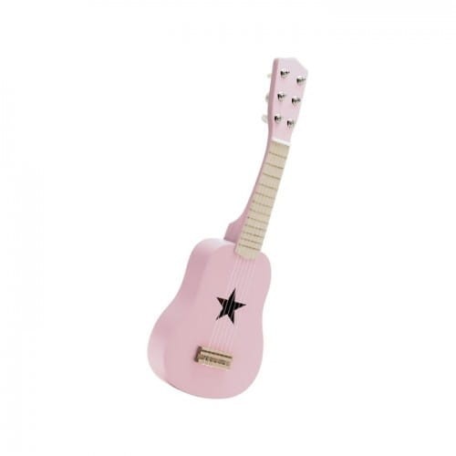Gitara Dla Dzieci 6 strun różowa - Kids Concept