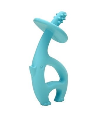 Gryzak Dancing Elephant Niebieski - Mömbella