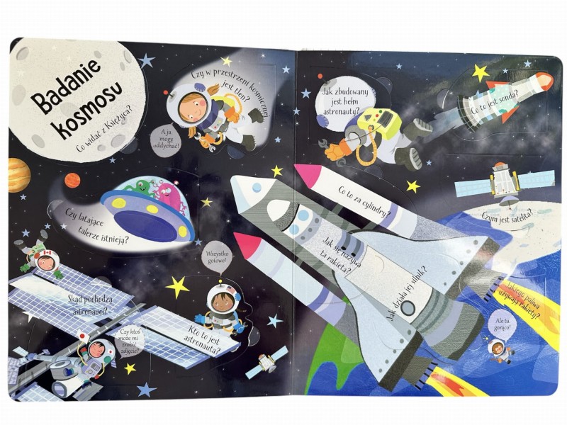 Kosmos. Pytania i odpowiedzi Książka z okienkami