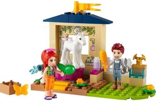 Kąpiel dla kucyków w stajni Lego  Friends 41696