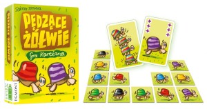 Pędzące żółwie - gra karciana. Gry do plecaka