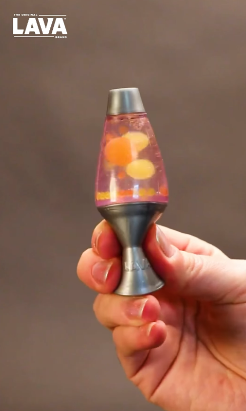 Schylling Lava Squish N Flow gniotek lampa z lawą fioleetowy