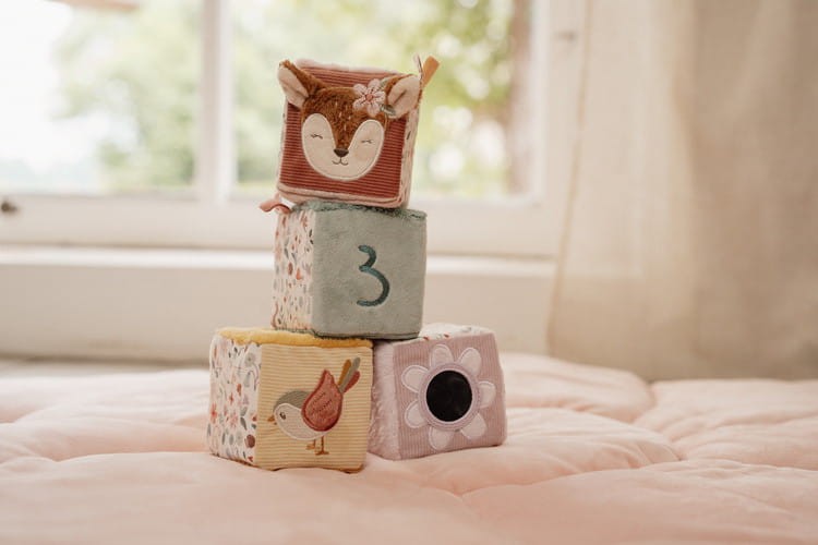 Little Dutch 4 miękkie klocki Soft Cubes Fairy Garden