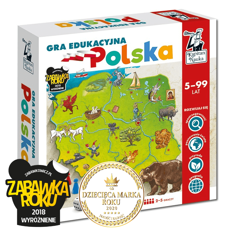 Gra edukacyjna Polska - Kapitan Nauka