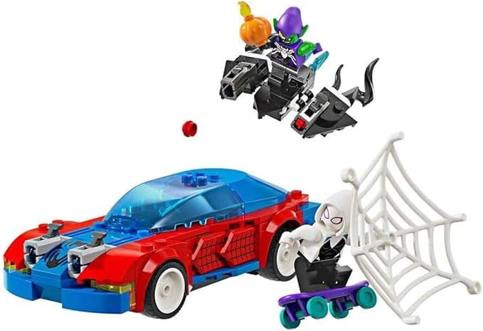 Wyścigówka Spider-Mana i Zielony Goblin Lego Marvel 76279