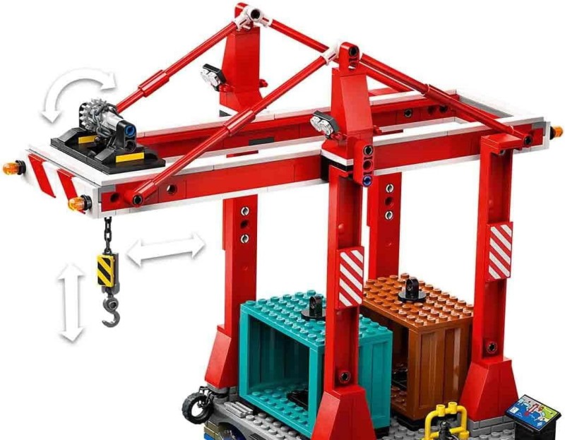 Lego 60422 Nadmorski port ze statkiem towarowym