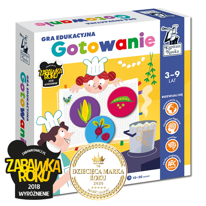 Gotowanie. Gra edukacyjna  Kapitan Nauka