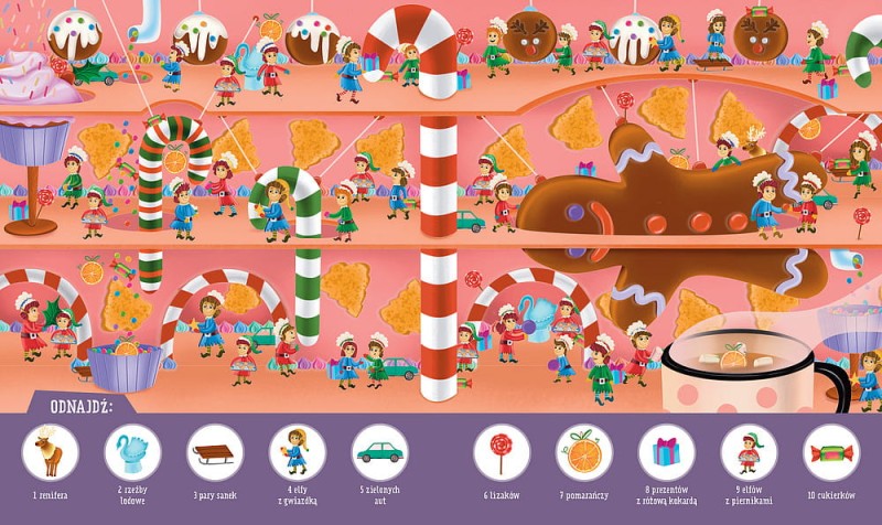 W Krainie Mikołaja. Świąteczna wyszukiwanka Książka