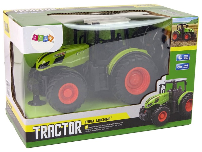 Traktor zdalnie sterowany R/C Pilot 2,4 G zielony Lean