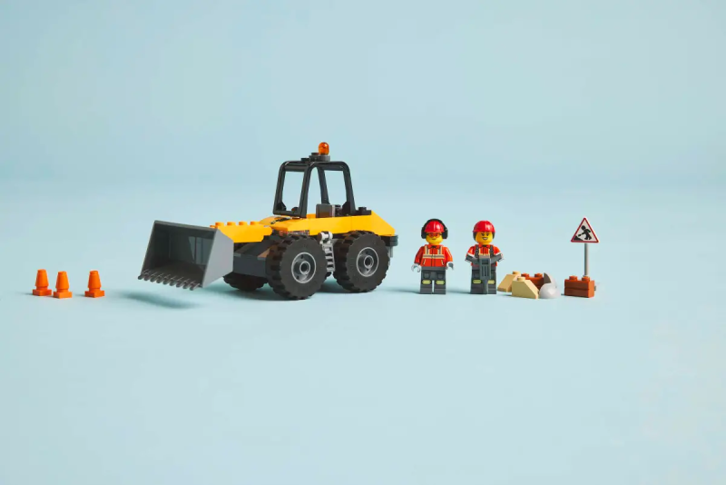 Lego 60450 Żółta ładowarka koparka kołowa