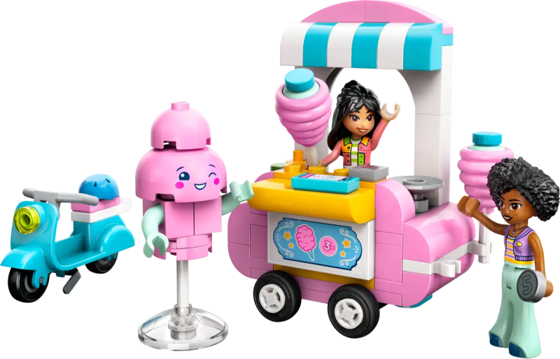 Lego Friends 42643 Stoisko z watą cukrową i skuter