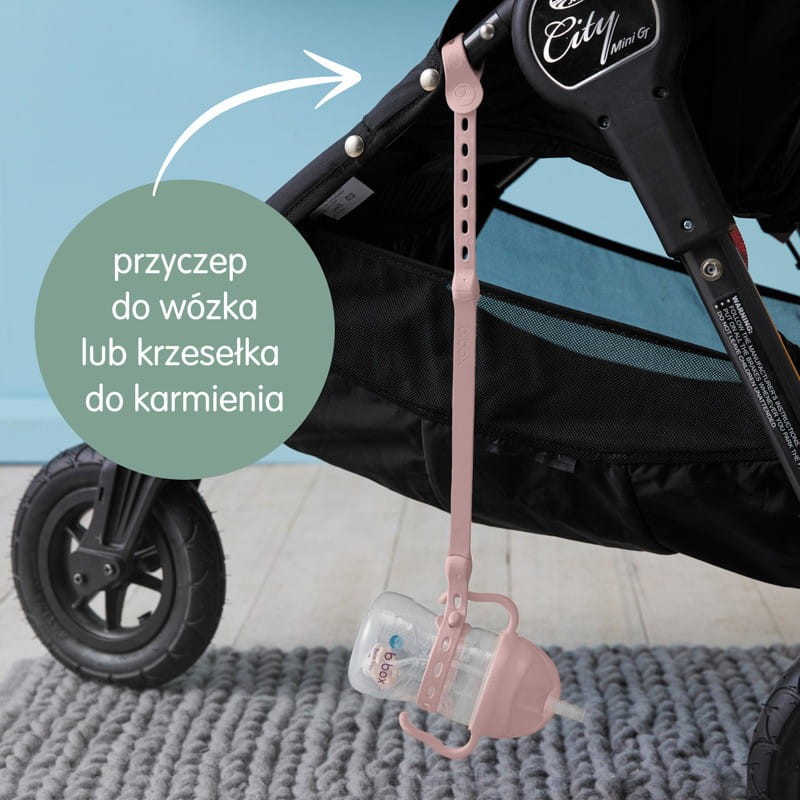 Smycz Pasek do bidonu różowa b.box