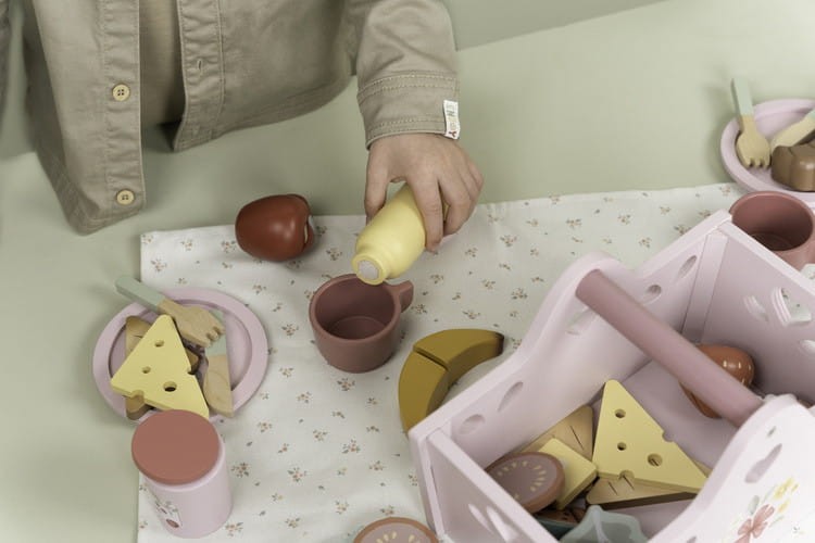 Kosz piknikowy zestaw owoce Little Dutch
