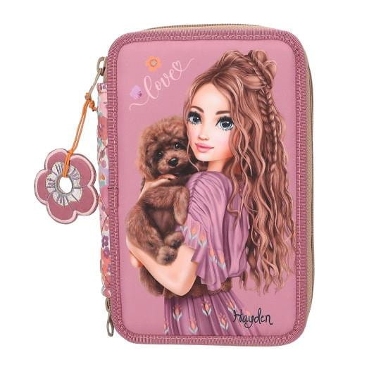 Piórnik TOPModel z wyposażeniem 3-częściowy FLORAL Piesek Bella