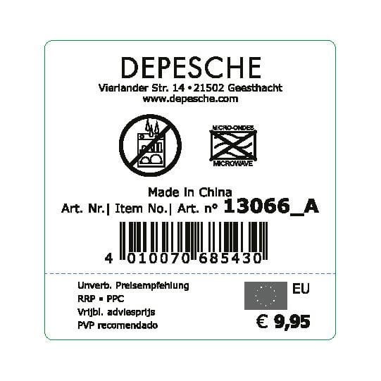 Porcelanowy Kubek brokatowy Wilk TOPModel