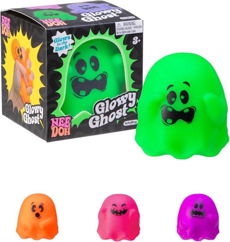 Świecący w ciemności Duszek gniotek 1 szt. Glowy Ghost Schylling