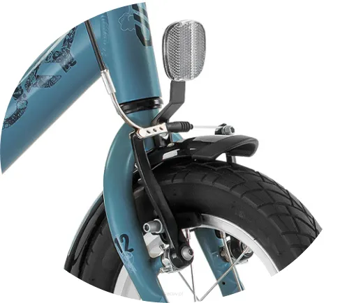 Rower dziecięcy z bagażnikiem PUKY YOUKE 16' breezy blue