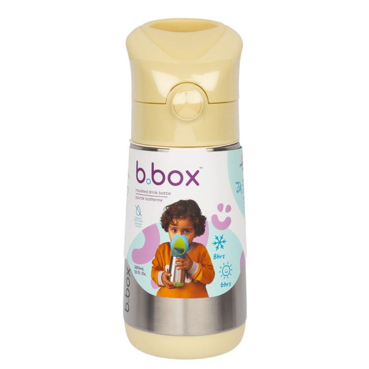 b.box bidon termiczny ze słomką dla dzieci 350 ml Lemon Twist
