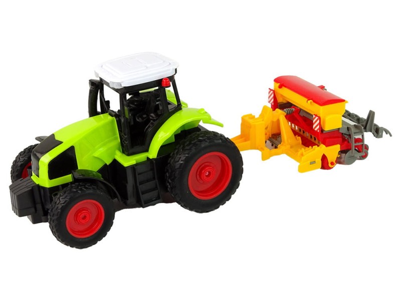 Traktor z prasą zdalnie sterowany Farmer R/C 1:16 Lean Toys