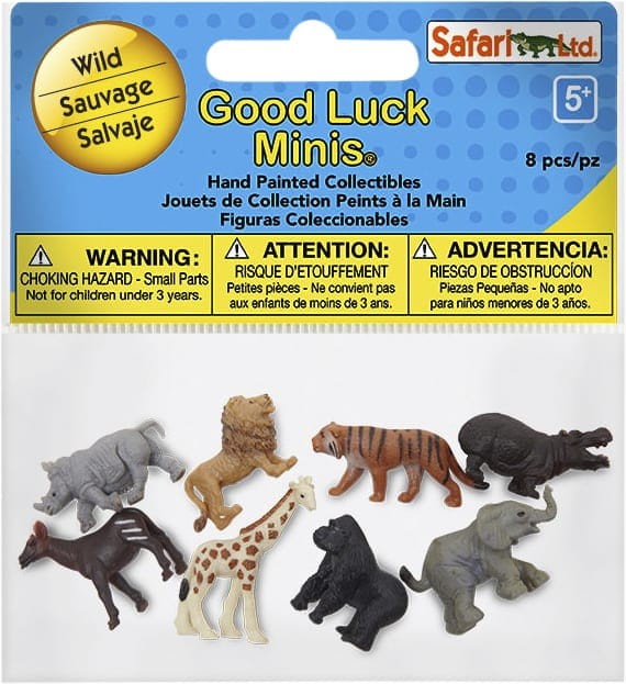 Dzikie Zwierzęta mini figurki 8 el. Safari Ltd.