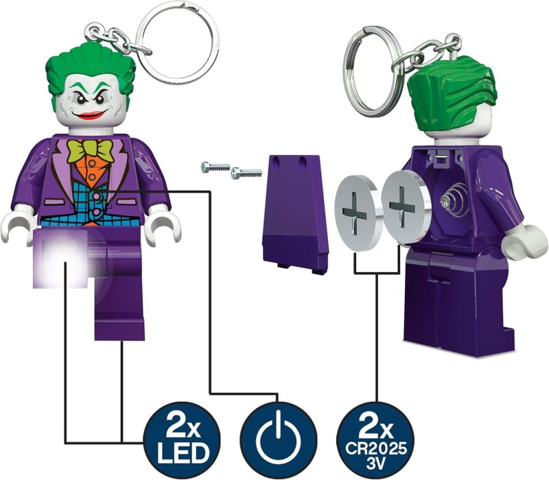 Lego breloczek z latarką Super Heroes Joker Batman 5008091