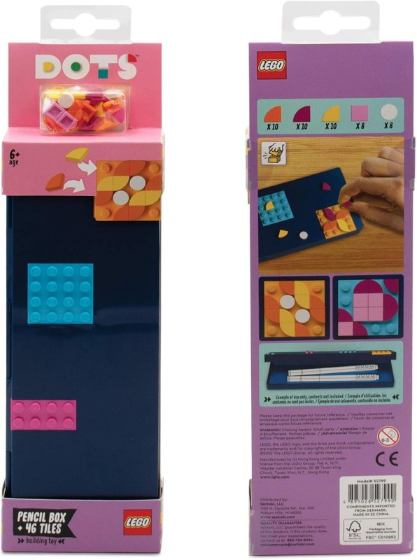 Lego Dots piórnik z klockami 46 elem.