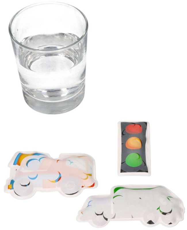 Naklejki do wanny zmieniające kolor pojazdy Buddy & Barney