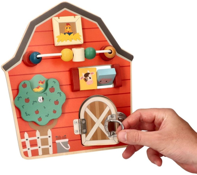 Tablica manipulacyjna Czerwona Farma Adam Toys