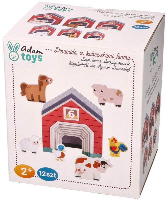 Domki zwierząt z figurkami Farma Adam Toys