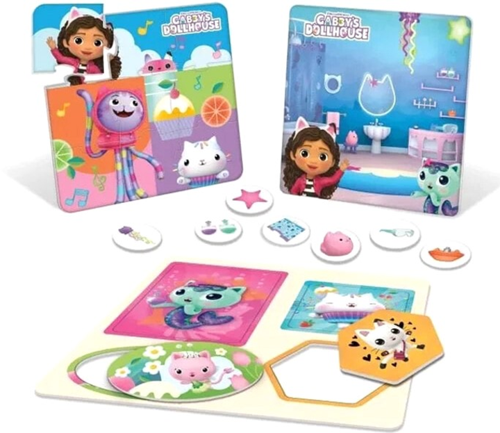 Gabby's Dollhouse 10 gier planszowych edukacyjnych od 3 lat