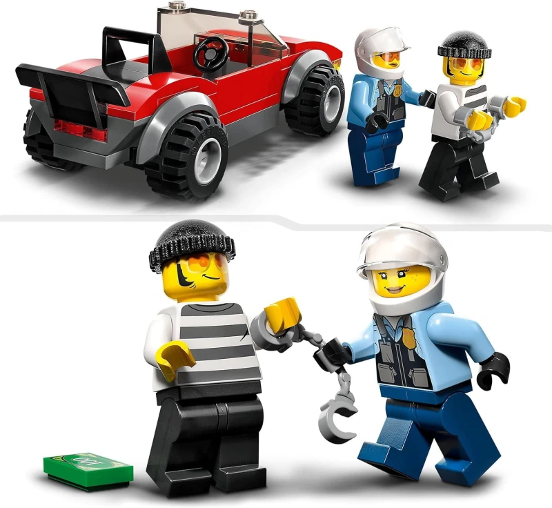 Lego 60392 Motocykl policyjny – pościg za samochodem