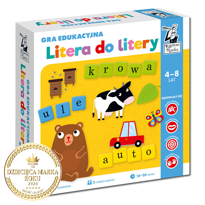 Litera do litery. Gra edukacyjna - Kapitan Nauka