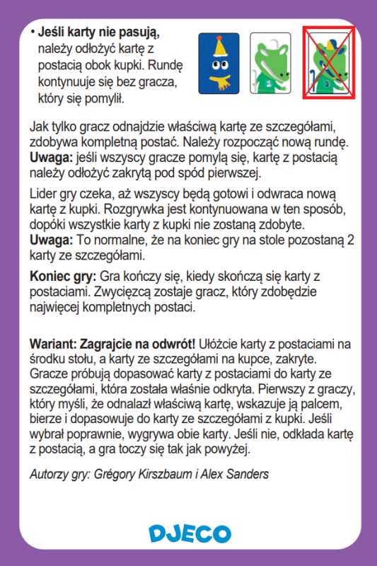 Gra karciana Magic Match Djeco