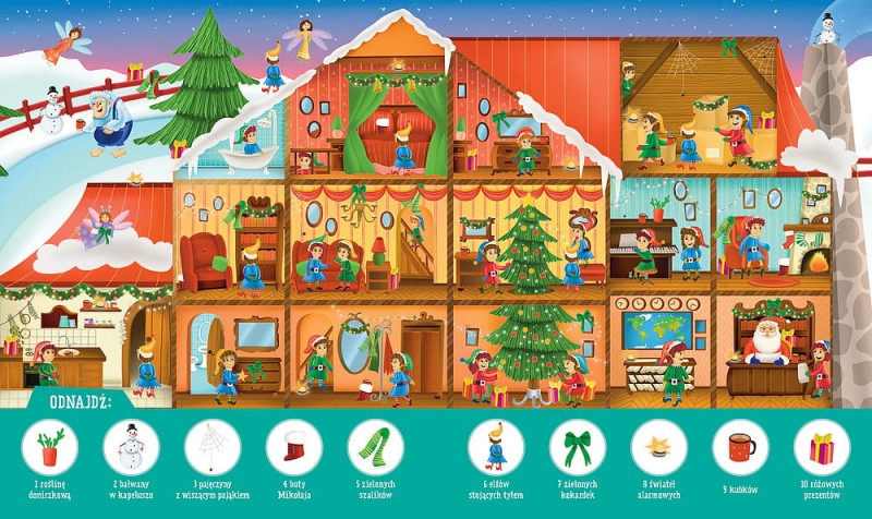 W Krainie Mikołaja. Świąteczna wyszukiwanka Książka