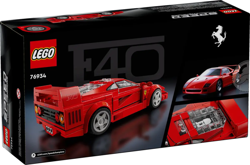 Lego 76934 Supersamochód Ferrari F40