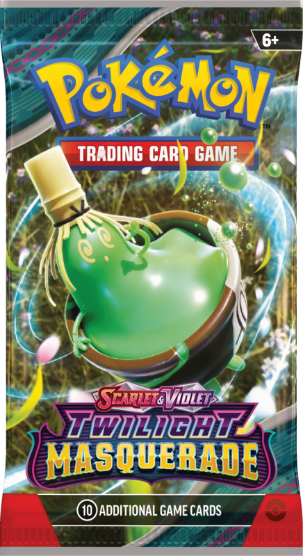 Saszetka z kartami Pokemon TCG Twilight Masquerade Scarlet&Violet 1 szt.