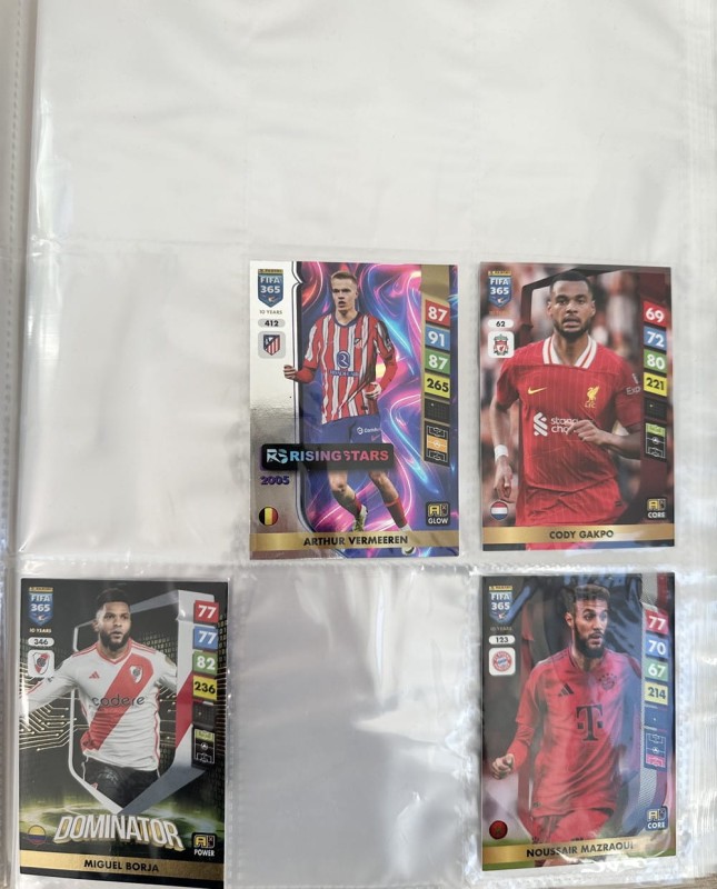 Album piłkarski PANINI FIFA 365 ADRENALYN XL 2025 zestaw startowy + 17 kart