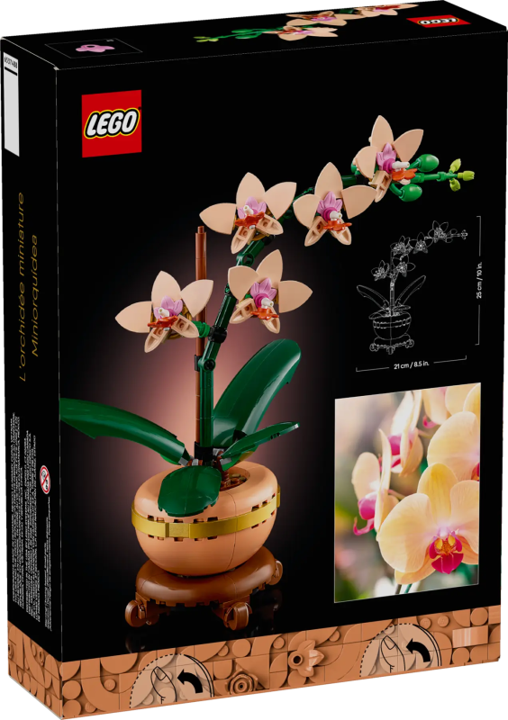 Lego 10343 Mała orchidea The Botanical Collection