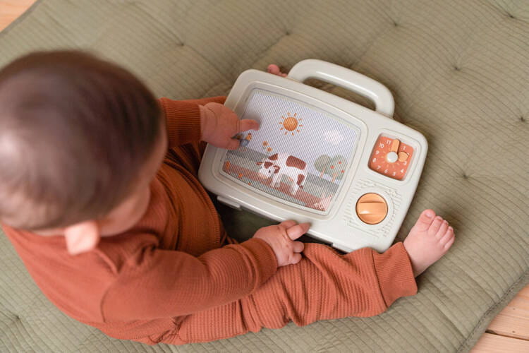 Little Dutch retro radyjko Musical TV Little Farm