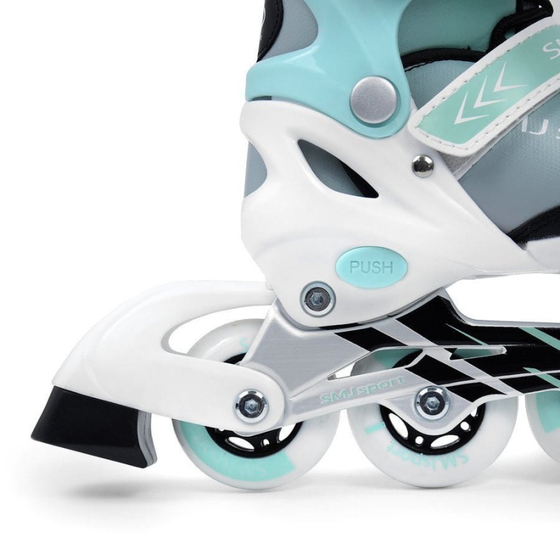 Rolki regulowane 38-41 SMJ sport BS-901MA Girl mint