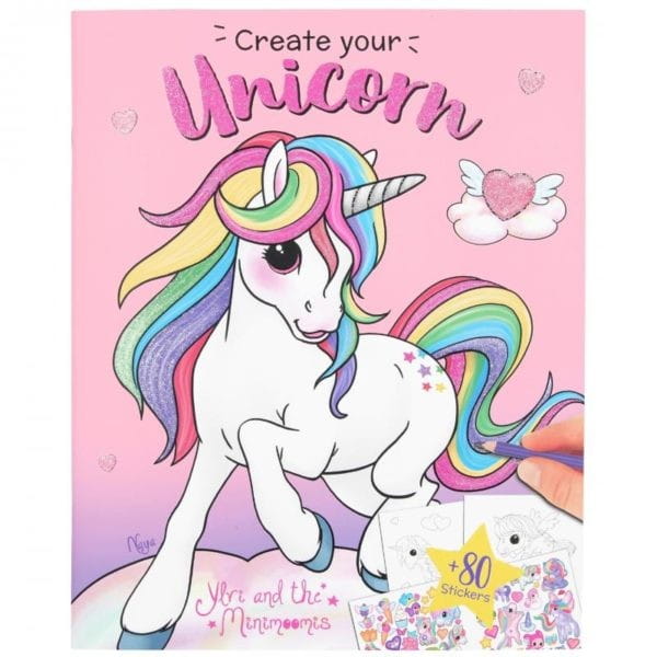 Kolorowanka z Naklejkami Jednorożce - Minimoomis