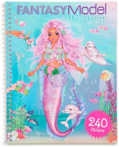 Szkicownik z Naklejkami Dress me up - Fantasy Model
