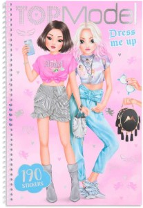 Szkicownik z Naklejkami Ubieranki Dress Me Up Angel - Top Model